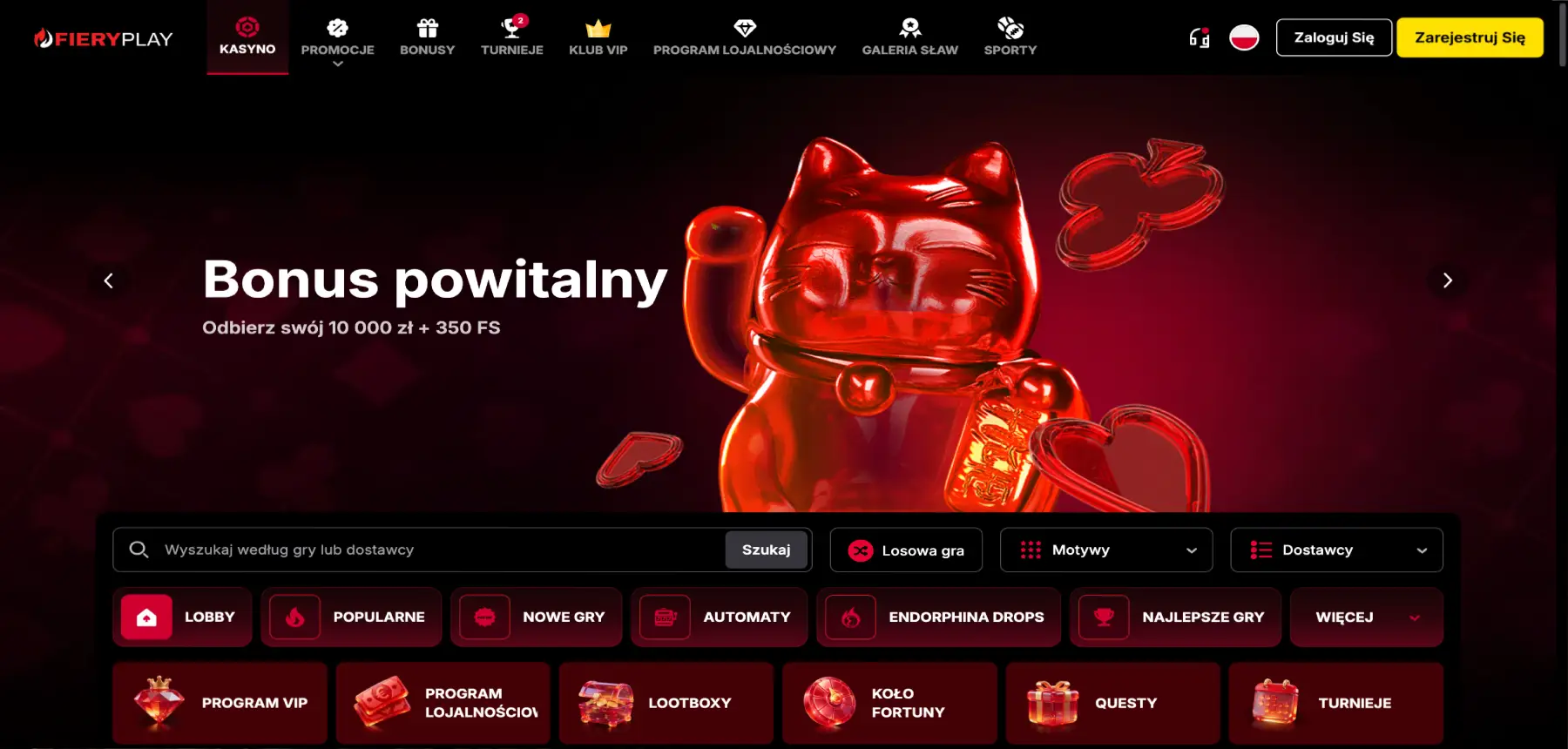 Strona główna kasyna online Fieryplay