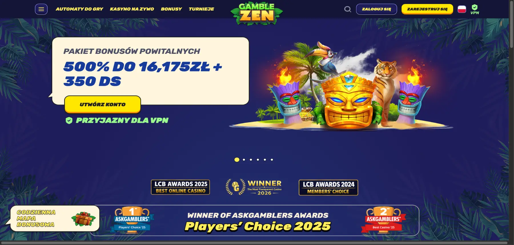 Strona główna kasyna online Gamblezen